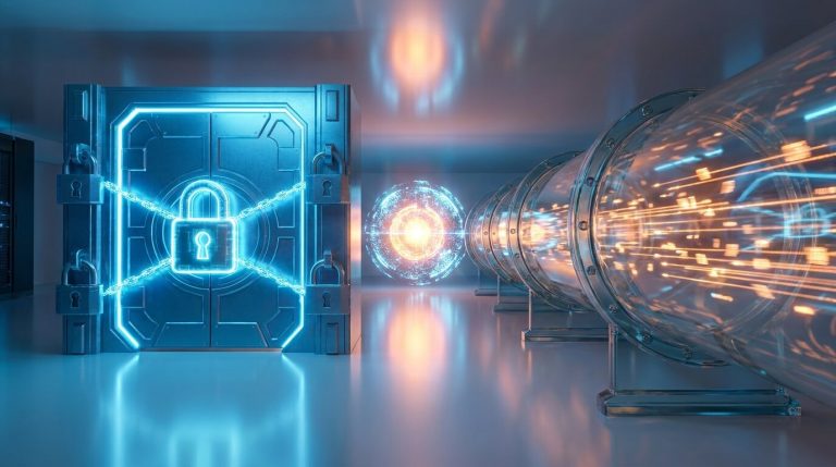 Rappresentazione digitale delle identità non umane e dei rischi legati al traffico ombra API per la sicurezza aziendale.